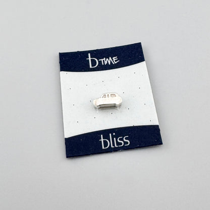 Silver car charm Bliss Gioielli with a small modular jewelry shape