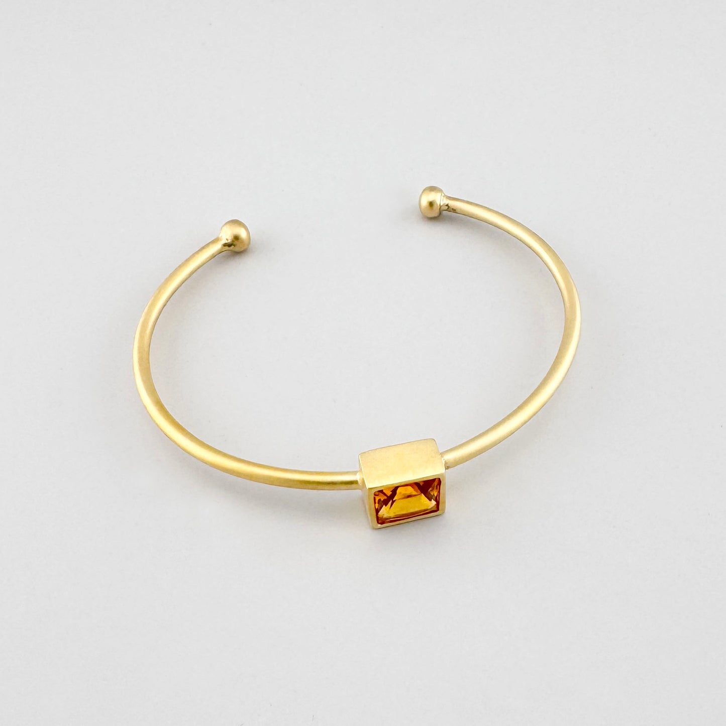Armband mit honigfarbenem Kristall Bliss Gioielli in goldfarbenem Ton