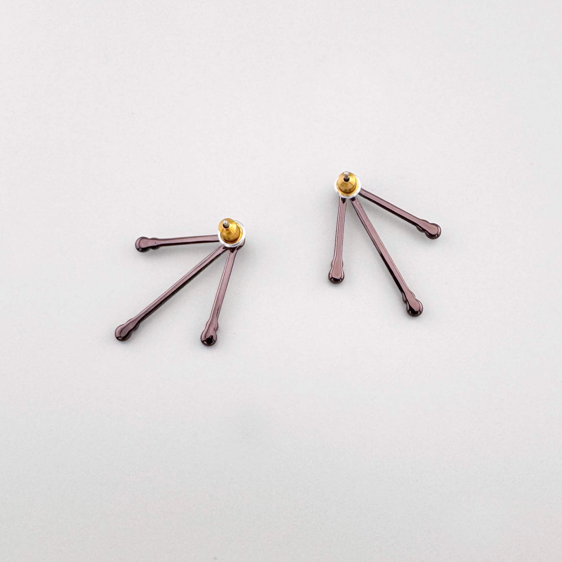 Boucles noires avec zirconium à porter simples ou modulées