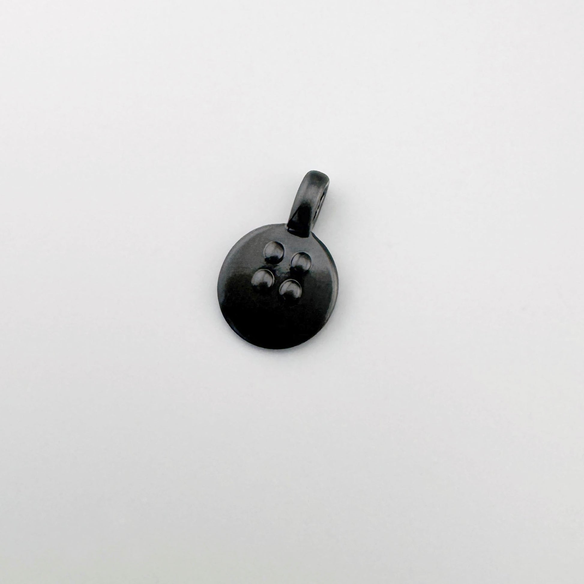 Graphite letter g pendant by Pilgrim with a clean minimalist finish