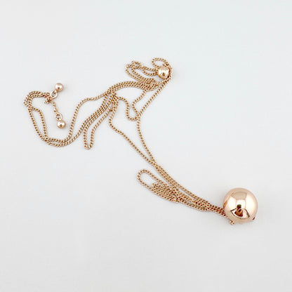 Zweiteiliges Pilgrim Halsketten-Set mit Kugelanhänger und feiner Kette