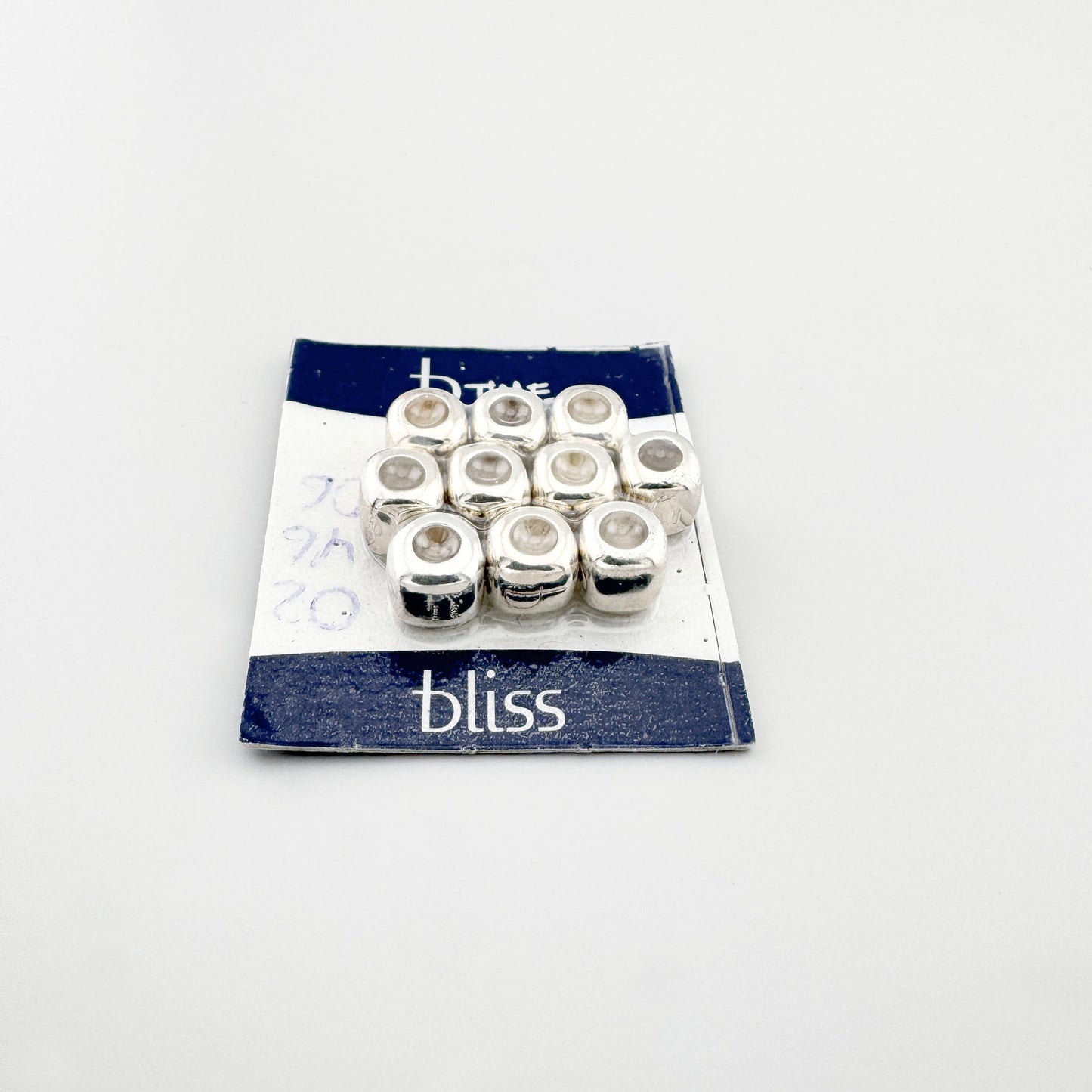 Silver letter charms set Bliss Gioielli for modular jewelry designs