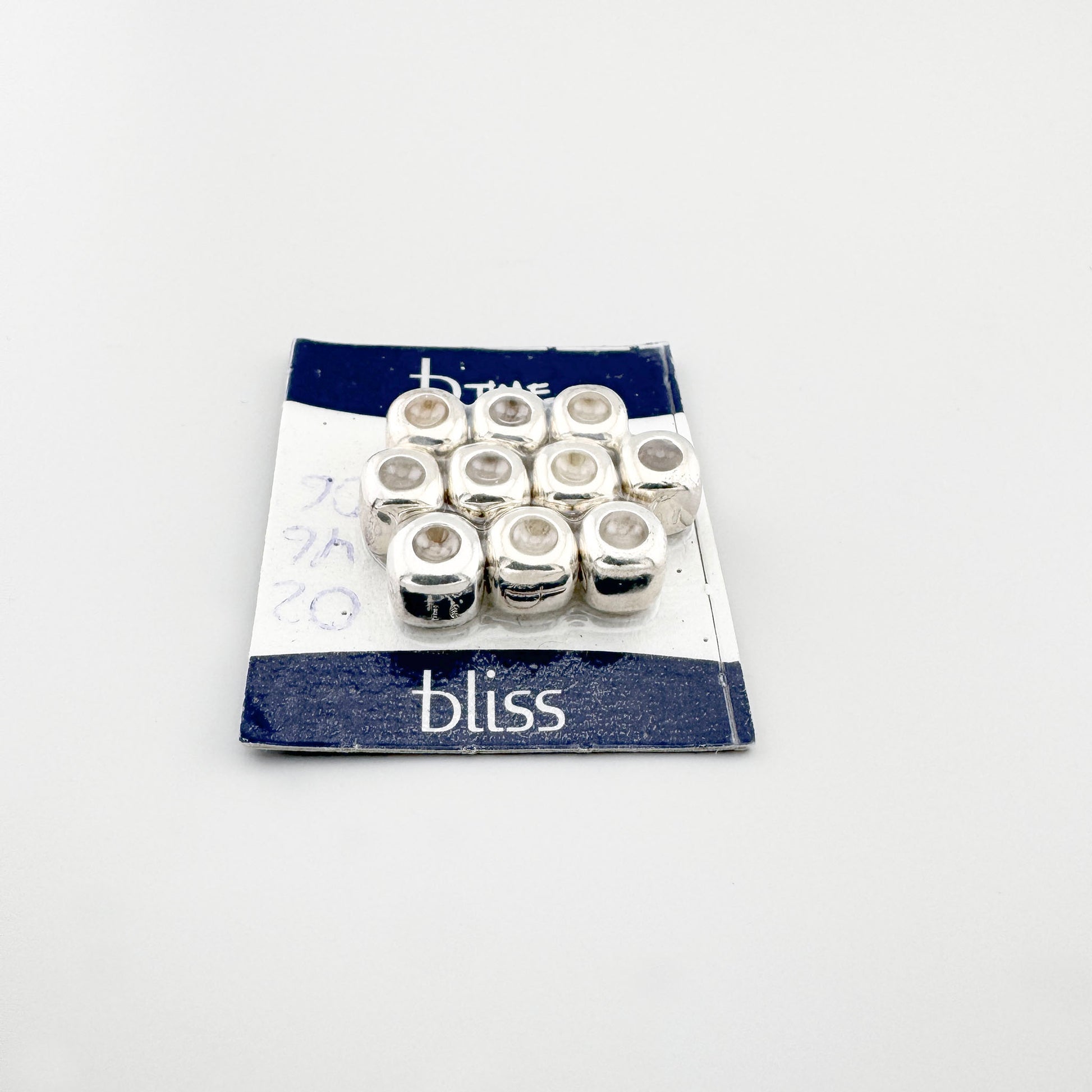 Silver letter charms set Bliss Gioielli for modular jewelry designs