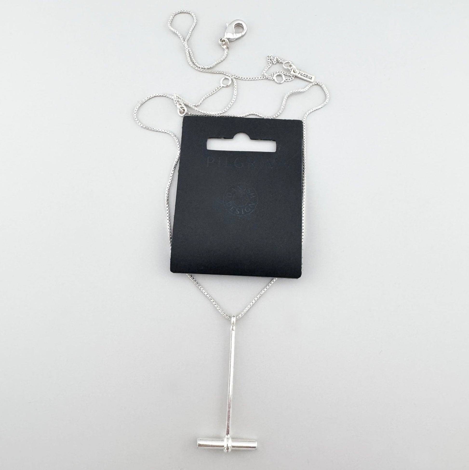 Collier pendentif minimaliste en argent avec chaîne réglable Pilgrim