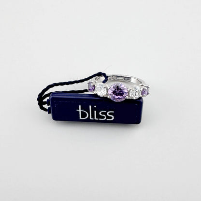 Pierścionek Bliss Gioielli z jasnofioletowym kamieniem centralnym