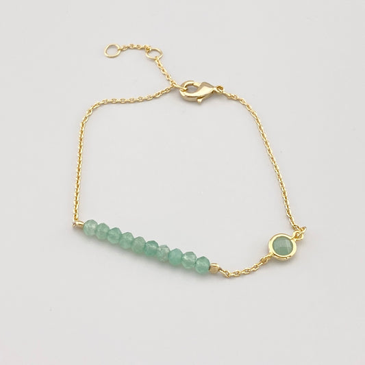 Bransoletka awenturyn Moonstone