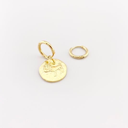 Zodiac earrings Aries IRL (France)