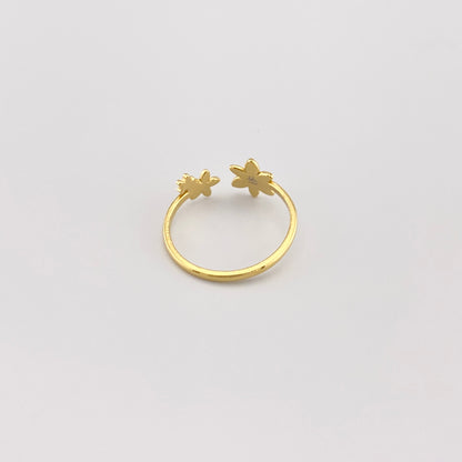 Thin ring with flowers IRL (France)