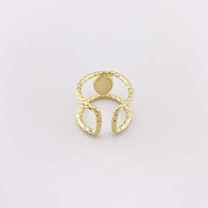 Double ring with pearl IRL (France)