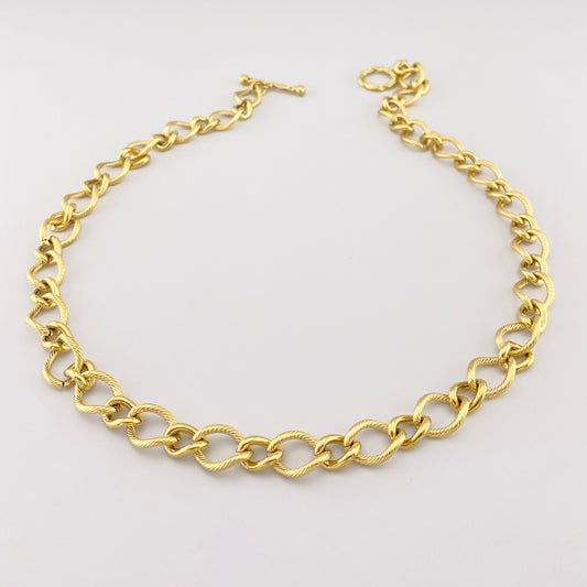 Chain necklace with decorative clasp IRL (France)