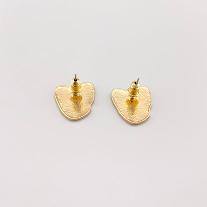 Gold geometric earrings Sonata (Spain)