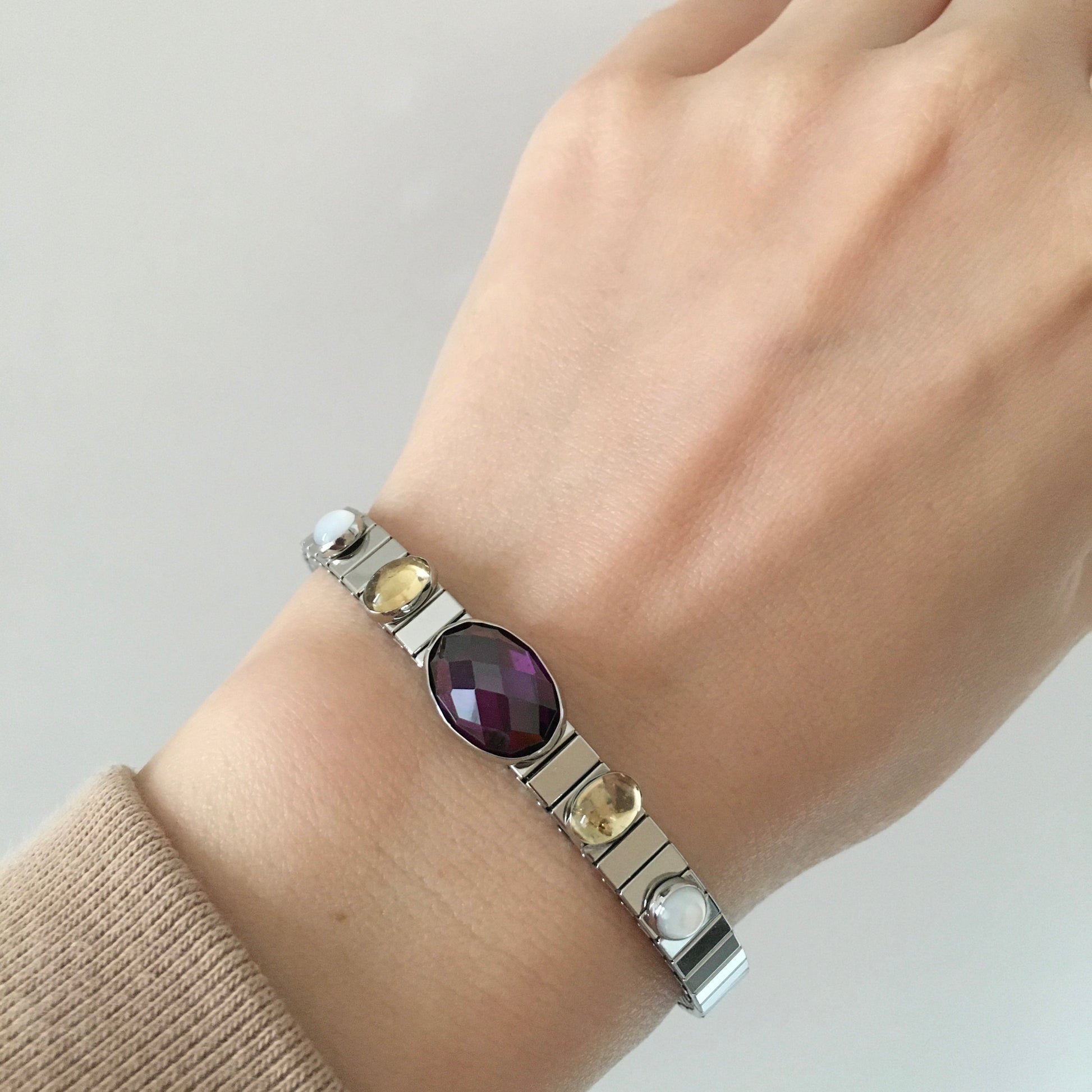 Nomination Italy bracelet purple CZ Prekrasy